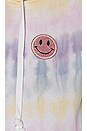 view 5 of 5 Gianna Smiley Hoodie in Pastel Tie Dye