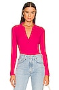 view 1 of 4 Maree Polo Sweater in Hot Pink