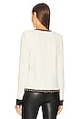 view 3 of 4 CÁRDIGAN SENNA CHAIN in Cream & Black