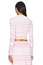 view 3 of 5 Yesi Sweater in Pink Stripe