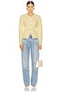 view 4 of 5 Savera Cardigan in Pale Yellow
