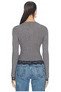 view 4 of 5 PULL OLIVIA  in Heather Charcoal & Black
