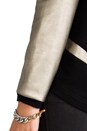 view 5 of 6 Bobo French Terry Long Sleeve Sweater in Black/Gold in Black & Gold
