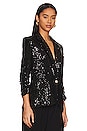 view 3 of 6 Avery Sequin Blazer in Black