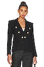 view 1 of 6 Kaya Tweed Blazer in Black
