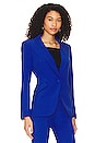 view 3 of 5 Hudson Crepe Blazer in Royal Blue