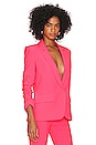 view 2 of 4 Madison Crepe Blazer in Ultra Pink