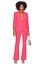 view 4 of 4 Madison Crepe Blazer in Ultra Pink