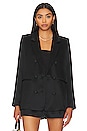 view 1 of 5 Leighton Satin Blazer in Black