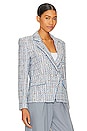 view 3 of 6 Eliza Blazer in Pink & Light Blue