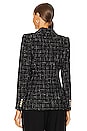 view 3 of 5 Hannah Tweed Blazer in Black & White Window