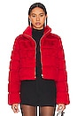 view 1 of 5 Tala Faux Fur Jacket in Red