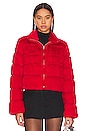 view 2 of 5 Tala Faux Fur Jacket in Red