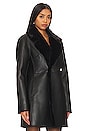 view 4 of 6 Megan Reversible Faux Fur Coat in Black