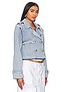 view 3 of 5 Camila Denim Trench Coat in Light Blue