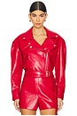 view 1 of 4 BLOUSON MOTARD MORELLO in Ruby