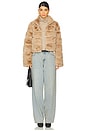 view 5 of 5 Tala Faux Fur Jacket in Toffee