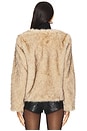 view 4 of 5 Lucas Faux Fur Jacket in Brown & Black