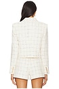 view 3 of 5 Patricia Tweed Jacket in White&black