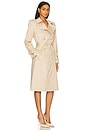 view 3 of 5 Vanna Pearl Trench Coat in Taupe