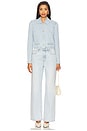 view 4 of 4 Lombardi Denim Blazer in Sky Blue