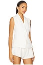view 2 of 4 Jenna Sleeveless Blazer in White