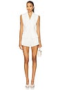 view 4 of 4 Jenna Sleeveless Blazer in White