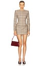 view 4 of 5 ROPA DE CALLE SIRUS in Taupe Plaid
