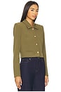 view 2 of 4 Oliver Crepe Jacket in Olive