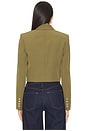 view 3 of 4 Oliver Crepe Jacket in Olive