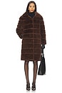 view 1 of 3 Christie Faux Fur Coat in Hazelnut
