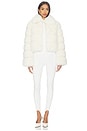 view 5 of 5 Madison Faux Fur Jacket in White