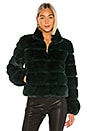 view 2 of 5 Jodi Faux Fur Jacket in Forest Green