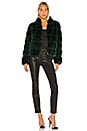 view 5 of 5 Jodi Faux Fur Jacket in Forest Green