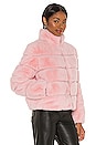 view 2 of 4 Jodi Faux Fur Jacket in Light Pink