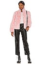 view 4 of 4 Jodi Faux Fur Jacket in Light Pink