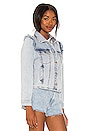 view 2 of 4 BLOUSON EN JEAN FRIDA in Light Blue