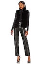 view 4 of 4 Roxanne Faux Fur Vest in Black