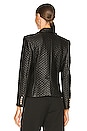 view 4 of 5 Angie Faux Leather Blazer in Black