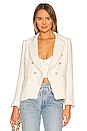 view 1 of 6 Eliza Tweed Blazer in Ivory