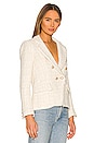 view 3 of 6 Eliza Tweed Blazer in Ivory