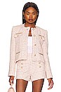 view 1 of 5 Kristen Tweed Jacket in Pink & White