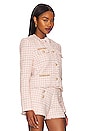 view 3 of 5 Kristen Tweed Jacket in Pink & White
