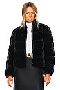 view 1 of 5 Jodi Faux Fur Jacket in Black