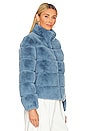 view 3 of 5 Jodi Faux Fur Jacket in Denim Blue