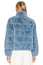 view 4 of 5 Jodi Faux Fur Jacket in Denim Blue