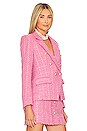 view 3 of 6 Eliza Tweed Blazer in Pink Multi