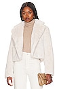view 1 of 5 Vera Faux Fur Short Jacket in Cream