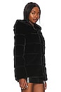view 3 of 5 Annabelle Faux Fur Hooded Jacket in Black