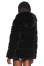 view 4 of 5 Annabelle Faux Fur Hooded Jacket in Black